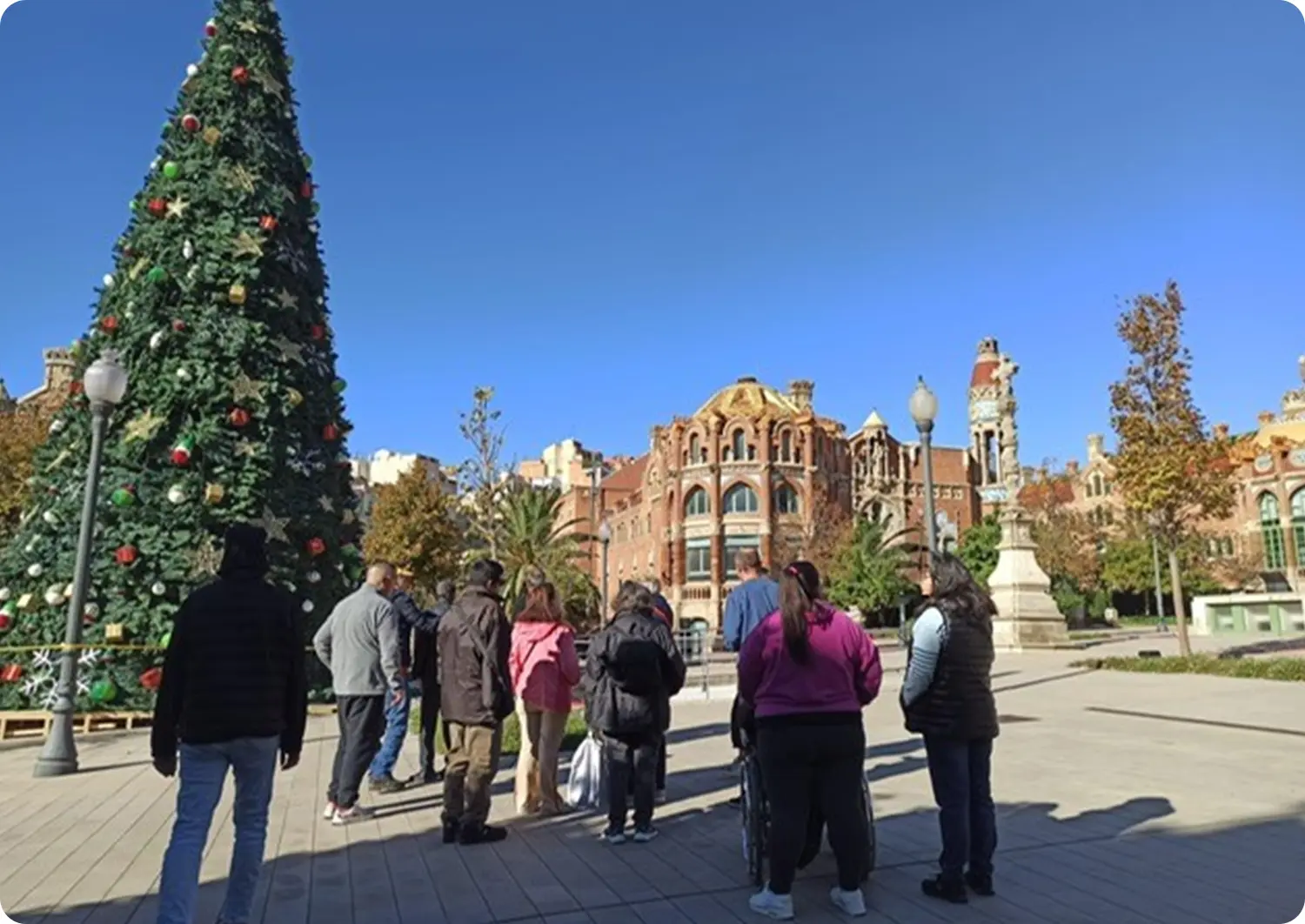 Clínica Coroleu visita el Recinto Modernista de Sant Pau
