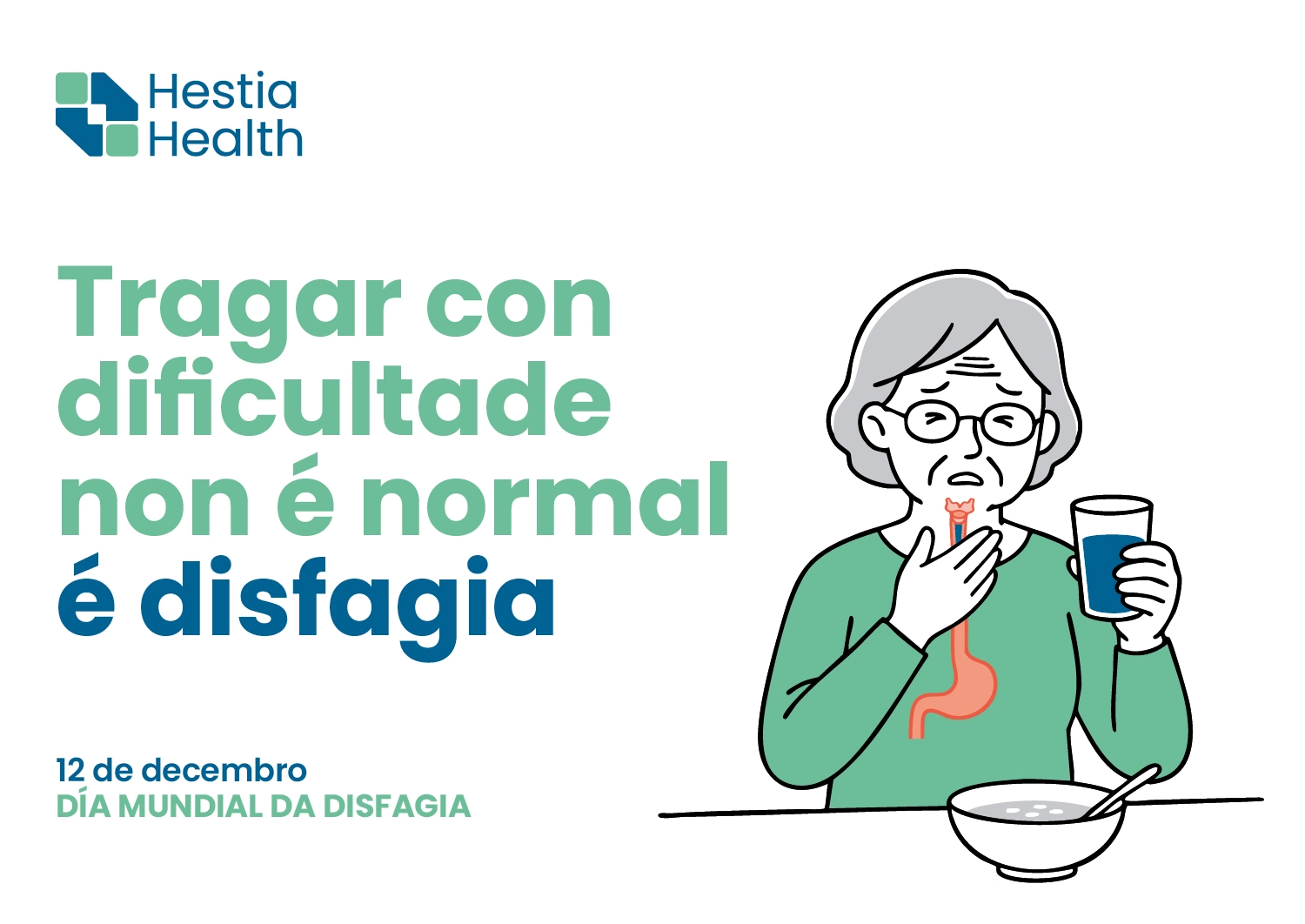 Disfaxia: tragar con dificultade non é normal