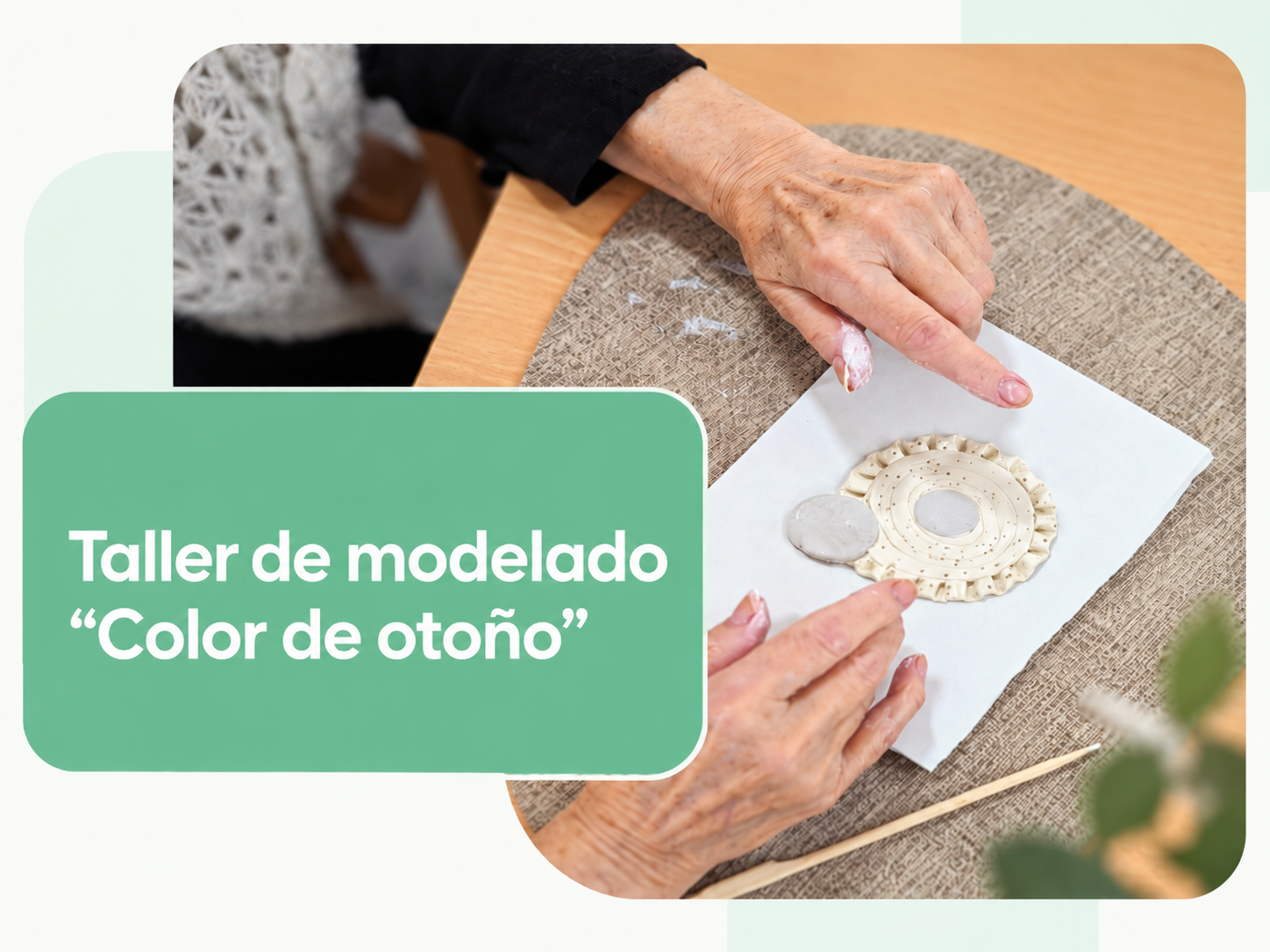 Creatividad y bienestar en el taller de modelado de Hestia Health Gràcia